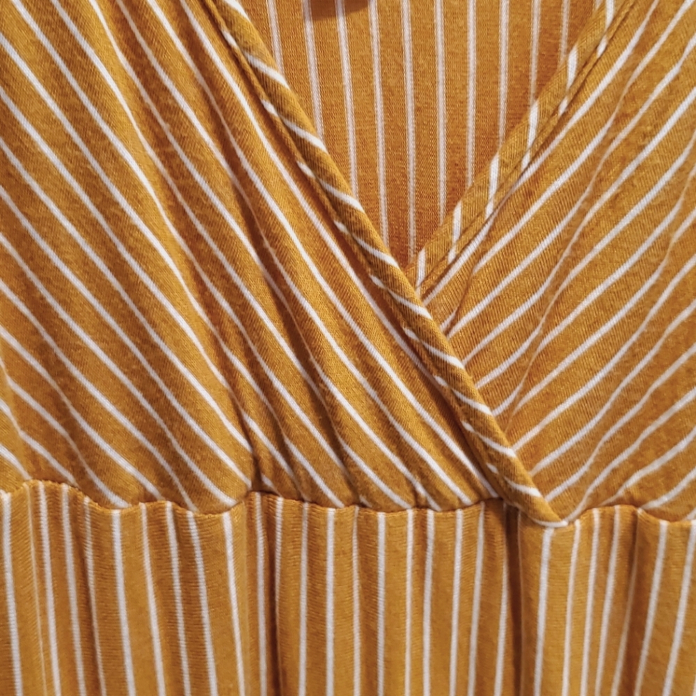 Long Mustard Maxi Dress - Picture 3 of 3